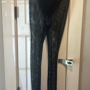 AKIRA Black Mesh Leggings